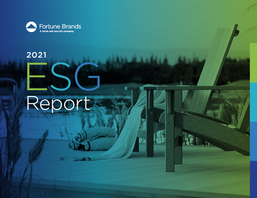 2021 ESG Report cover