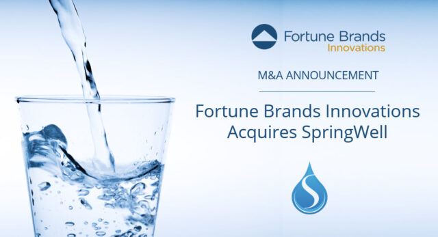 Fortune Brands Innovations Acquires SpringWell - Fortune Brands Innovations
